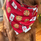Milk & Cookies For Santa: 2 in 1, double sided dog bandana