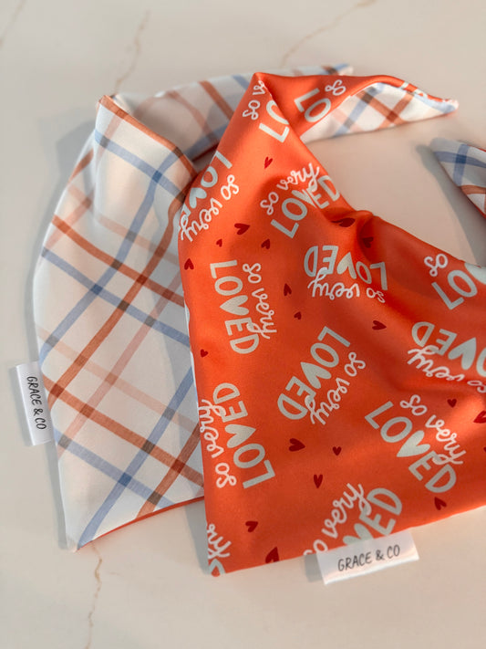 So Very Loved: 2 in 1, Double Sided Pup Bandana