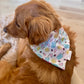 Summer Flamingos: 2 in 1, Water Resistant Pup Bandana