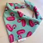 Summer Flamingos: 2 in 1, Water Resistant Pup Bandana