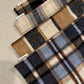 Double Sided Flannel Plaid Bandana