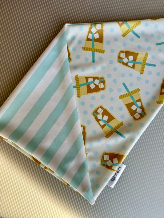 Summer Ice Coffee: Reversible, 2 in 1 Dog Bandana