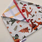 Christmas Dino's 3.0: 2 in 1, double sided dog bandana