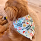 Beach Please: 2 in 1, Water Resistant Dog Bandana