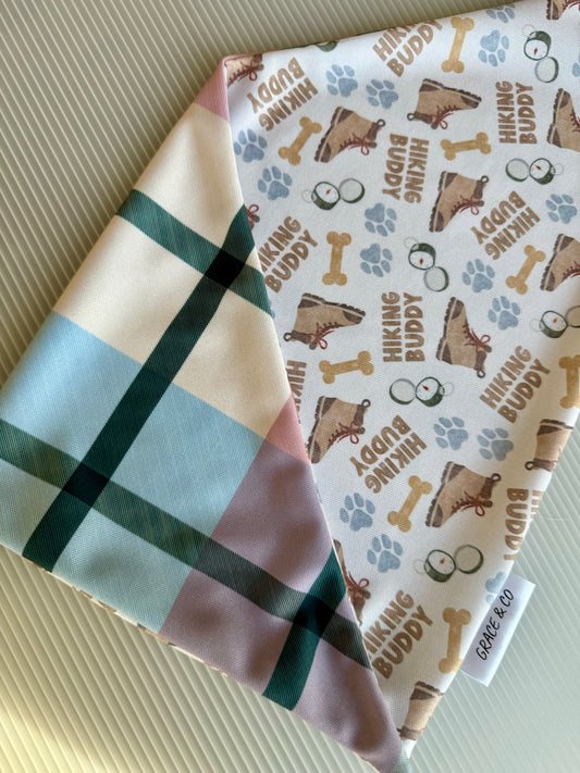 Hiking Buddy: Reversible, 2 in 1 Dog Bandana
