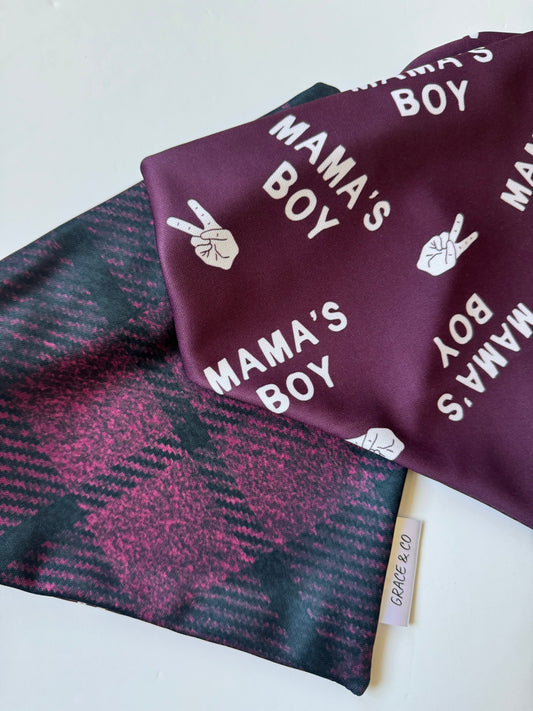 Mama's Boy; 2 in 1 Dog Bandana