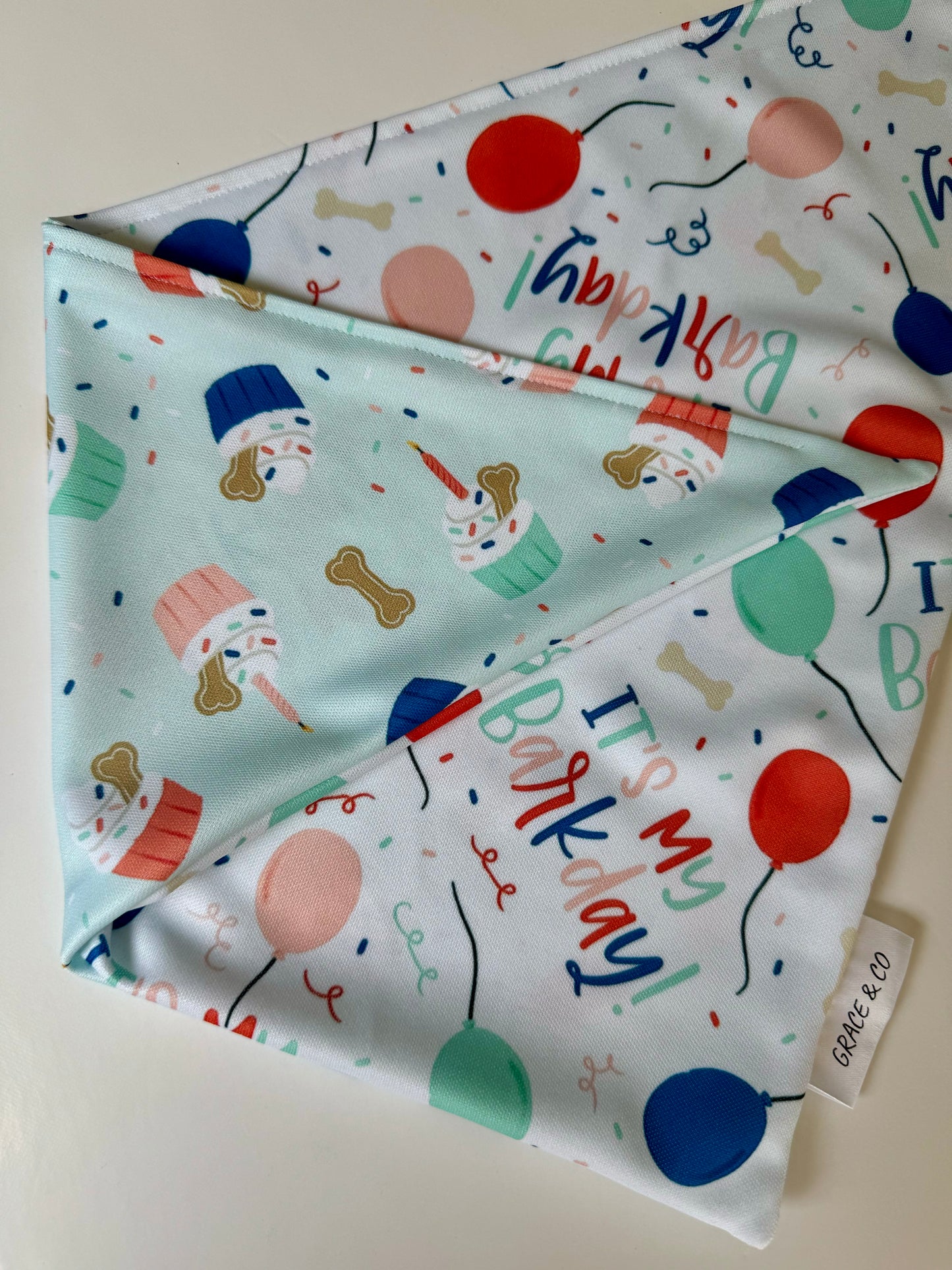 It’s my BARKDAY, 2 in 1 Dog Cooling Bandana