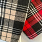 Red & Brown Cozy Flannel Christmas Plaid, Dog Bandana