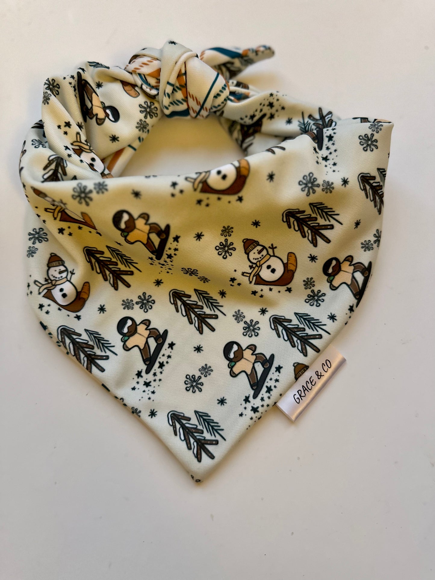 Snowboarding SnowMen & Gingerbread Man