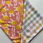 Don't Worry, Be Hoppy Double Sided Bandana w/ Brass Snaps