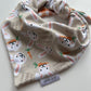 Some Bunny Loves You, Double Side Bandana w/ Brass Snaps