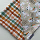 Some Bunny Loves You, Double Side Bandana w/ Brass Snaps