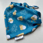 Chick's Dig Me, Double Sided Easter Bandana w/ Brass Snaps