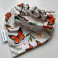 Spring Flowers and Butterflies, Double Sided Dog Bandana w/ Brass Snaps