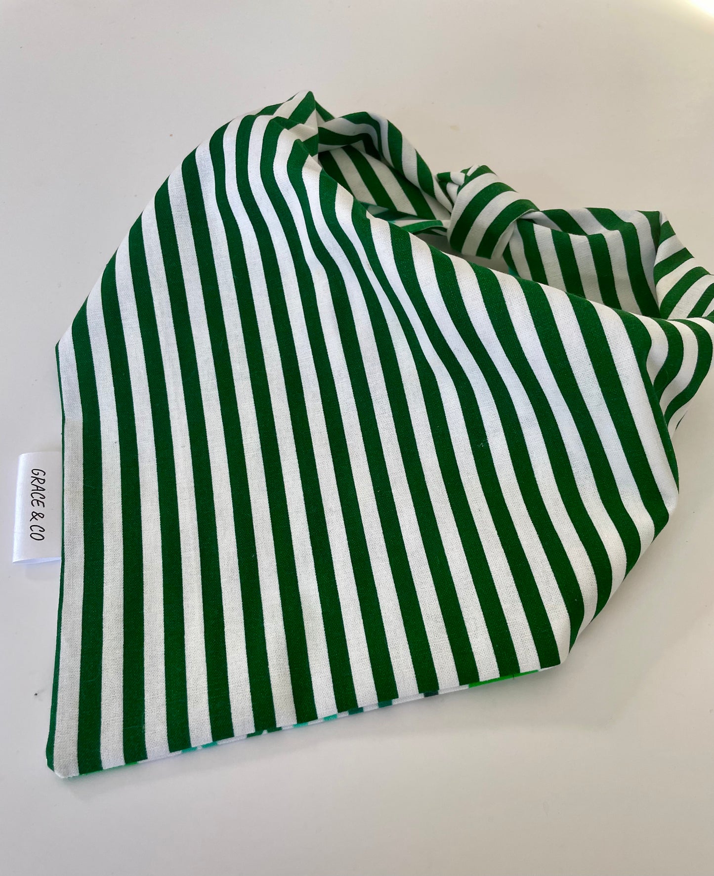 Lucky Pups, Double Sided Bandana w/ Brass Snaps